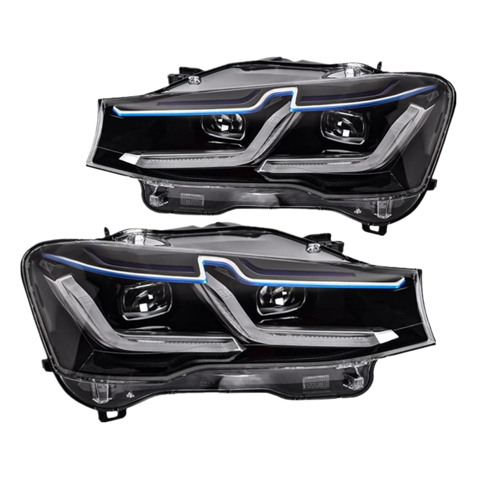 2pc Auto Lichter Kompatibel for BMW X3 F25 Scheinwerfer 2011 2012 2013 2014 2015 2016 2017 X4 F26 front Lichter Montage Auto Zubehör(2011-2013 X3_GO-1_GO-3) von XXDRKEGS