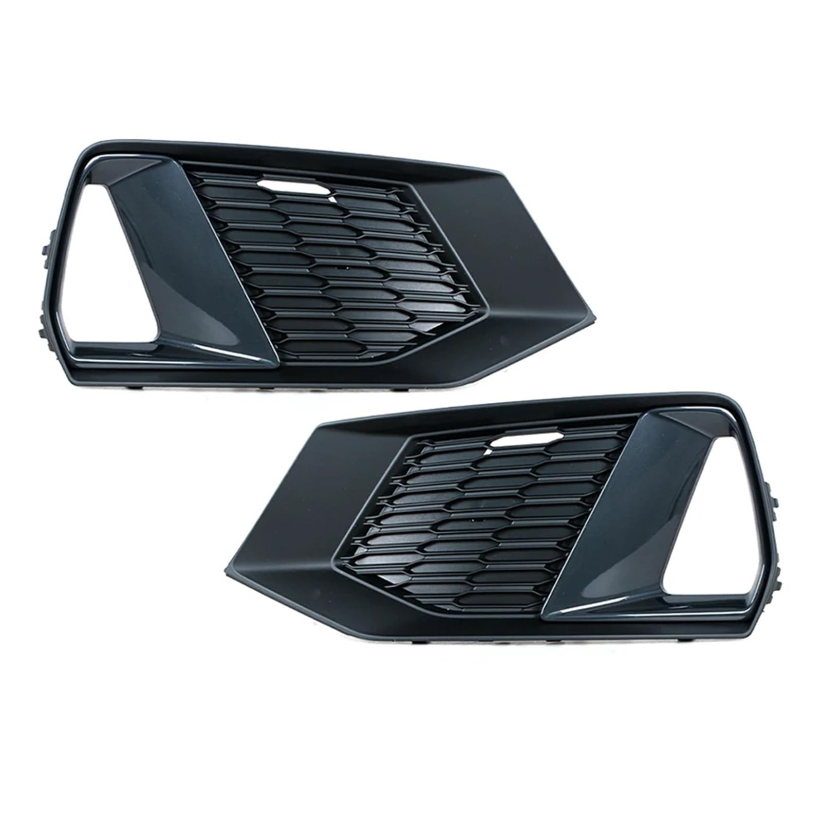 Auto Front Stoßstange Nebel Licht Lünette Schwarz Nebel Lampe Kühlergrill Abdeckung Kompatibel for A7 Sportback 2019 2020 2021 4K8807647CRU6 4K8807648CRU6(Left and Right) von XXDRKEGS