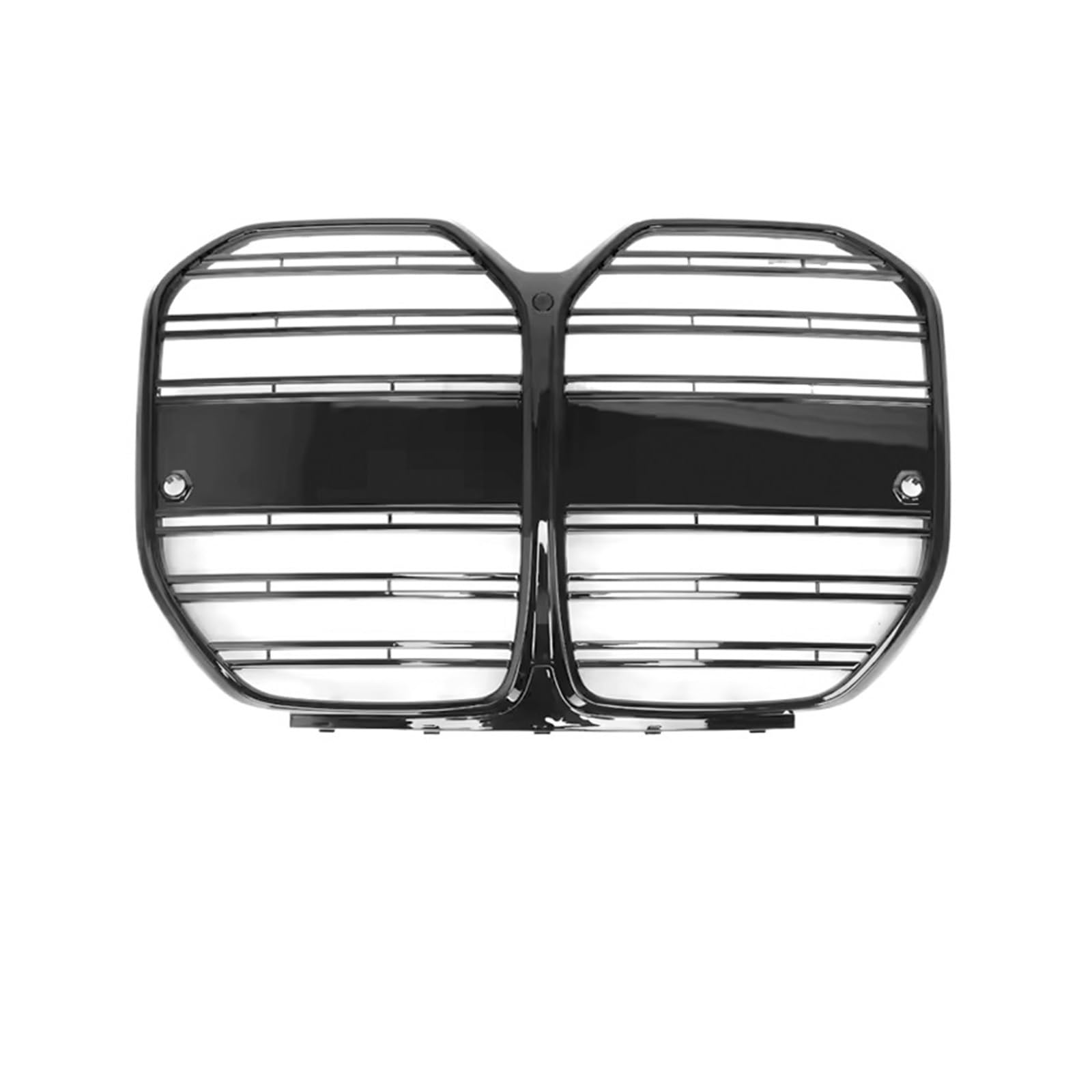 Auto-Frontgrill, kompatibel mit BMW 4er G22 G23 G26 2/4-Türer 2021–2023, 420i, 430i, 435i, M440i, Nierenstoßstangen-Oberteil, Racing-Grill(26 Two Line Black) von XXDRKEGS