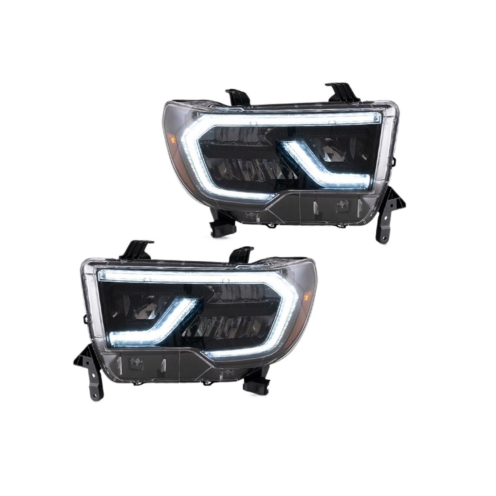 Auto Lampe Montage Kompatibel for Toyota Sequoia 2008-2018 Scheinwerfer Sequential Blinker 2007-2013 Tundra Volle Front licht von XXDRKEGS