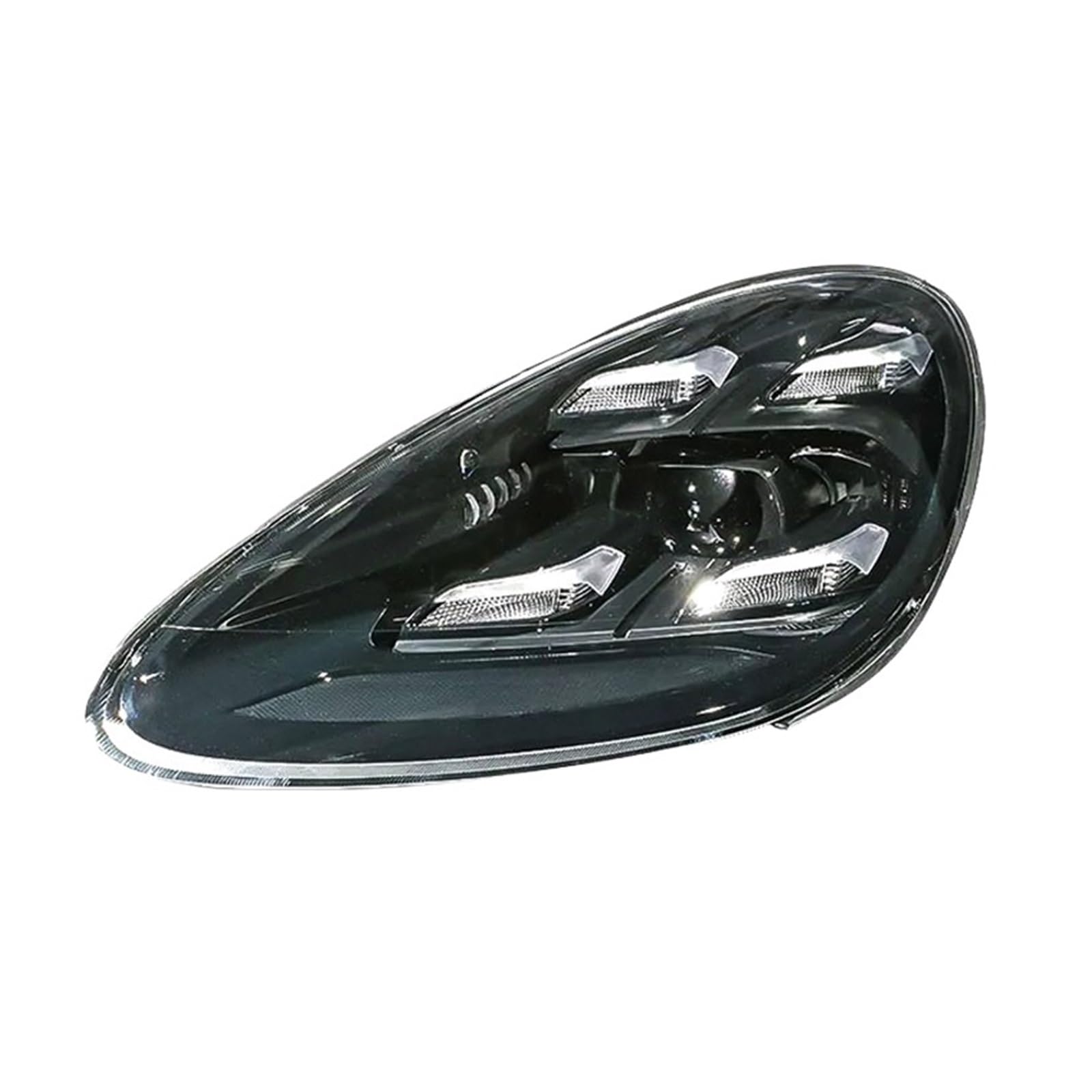 Auto Lichter Kompatibel for Porsche Cayenne 2011-2018 Front Licht DRL Kopf Lampe Blinker Projektor Objektiv Auto Zubehör(All LED 2011-2014) von XXDRKEGS