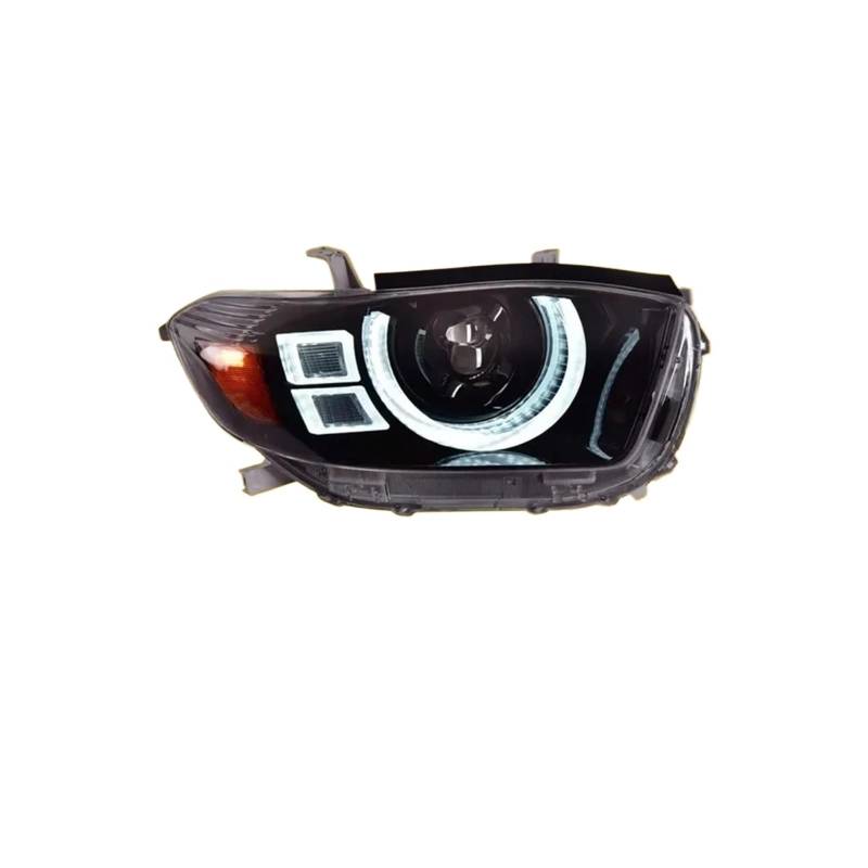 Auto Styling Kopf Lampe Kompatibel for Toyota Highlander Scheinwerfer 2009-2011 Scheinwerfer Projektor Objektiv DRL Auto Zubehör von XXDRKEGS