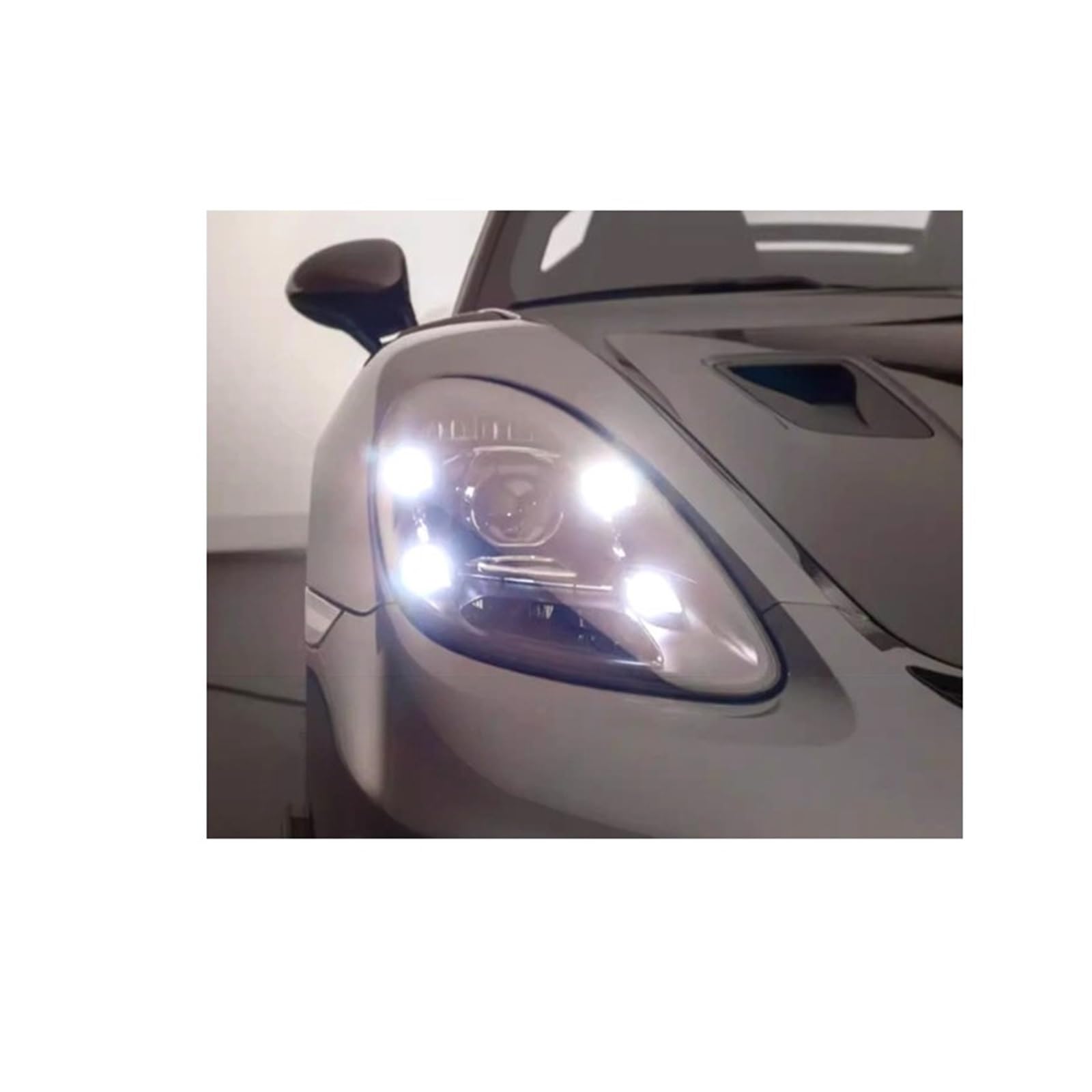 Auto Styling for Kopf Lampe Kompatibel for Porsche 718 Scheinwerfer 2016-2021 Scheinwerfer Cayman Boxster DRL Blinker High-Beam Angel Eye von XXDRKEGS