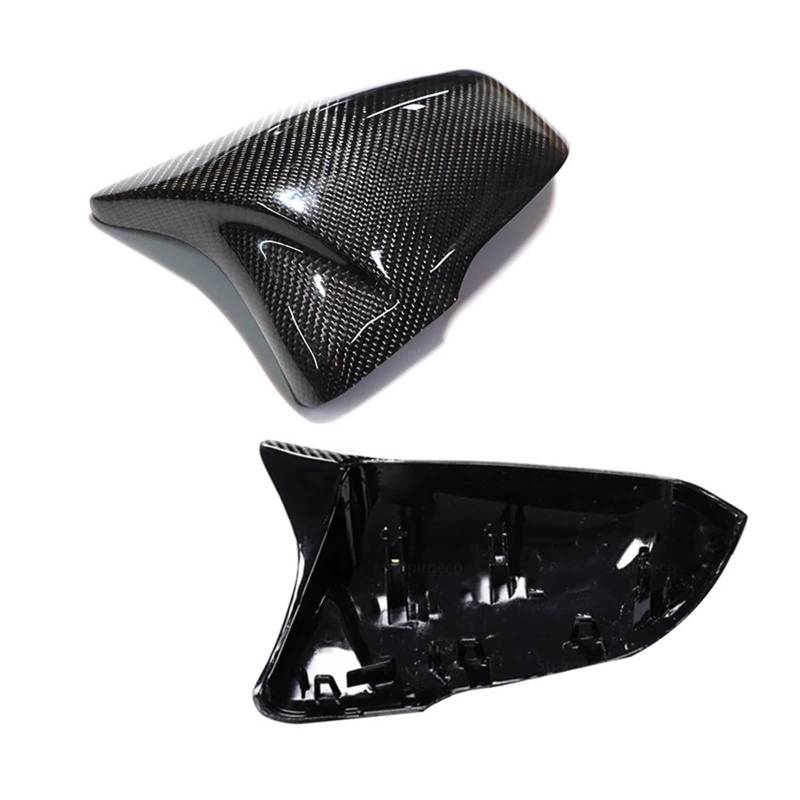 Carbon Fiber Seitenrückspiegelkappen-Flügelabdeckung Kompatibel for BMW X1 X2 Z4 1er F48 F49 F39 F52 F40 G29 Kompatibel for Toyota Supra(Carbon Fiber) von XXDRKEGS