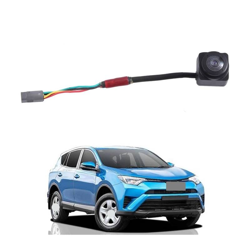 Einparkhilfekamera, Beifahrerseite, Toter-Winkel-Kamera, kompatibel mit Toyota RAV4 2016–2018, 86790–42270, Teile(With Wire) von XXDRKEGS