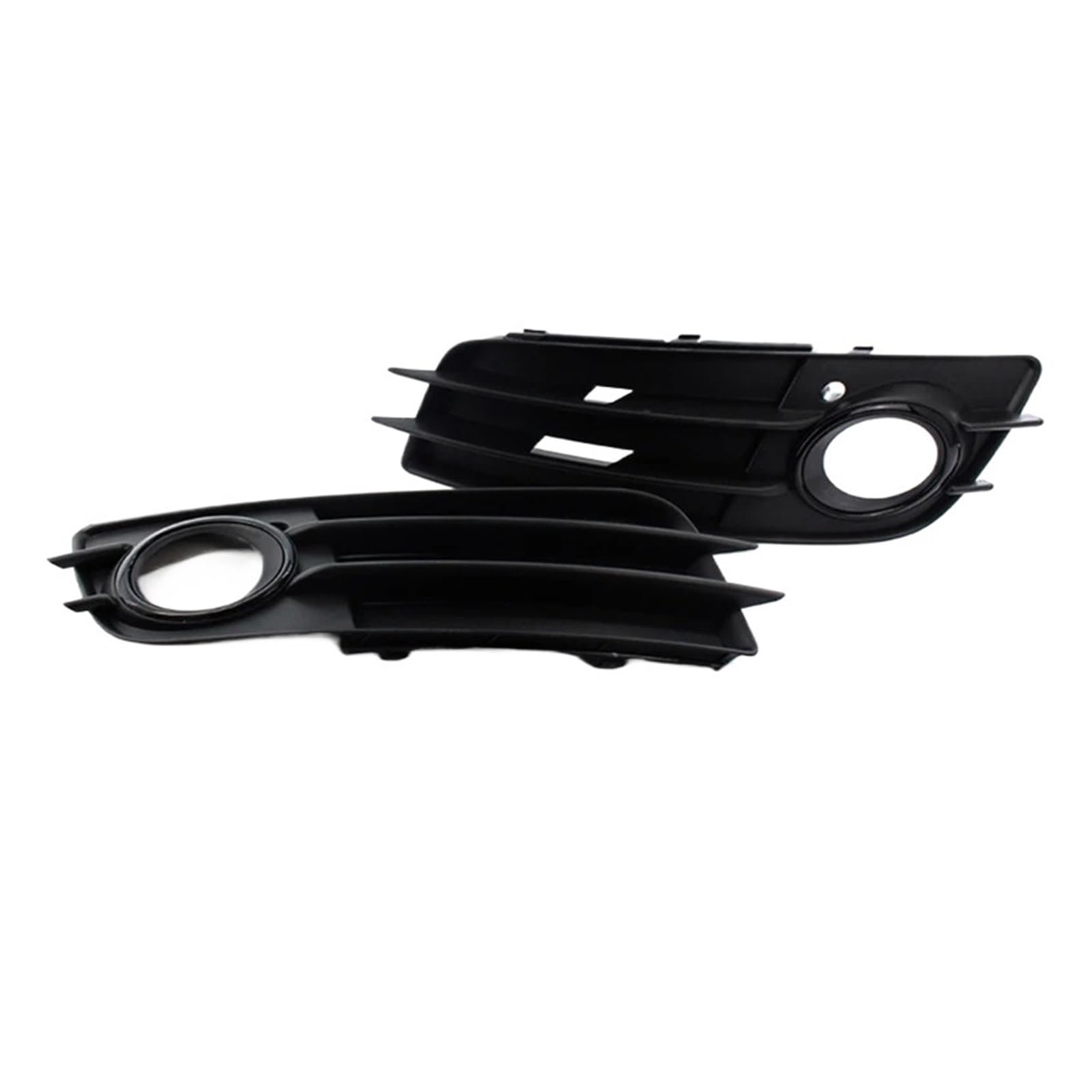 Front Stoßstange Nebel Licht Kühlergrill Schwarz Kompatibel for Audi A4 B8 S-Linie 2008 2009 2010 2011 2012 8K0807681C 8K0807682C(1Pair) von XXDRKEGS