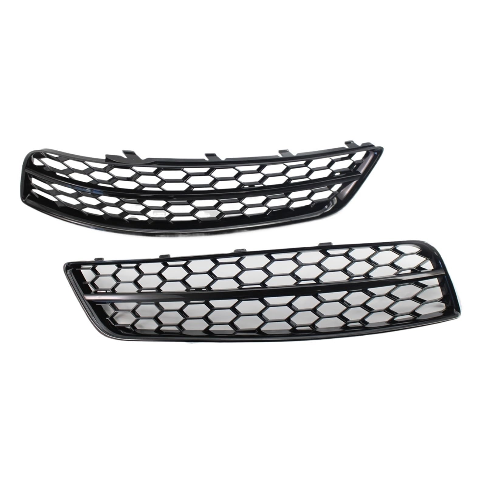 Kompatibel for A3 8P 2009-2013 Links Rechts 8P0807681D 8P0807682D Auto Front Nebel Licht Kühlergrill Stil Honeycomb Mesh stil Abdeckung(Black-1Pair) von XXDRKEGS