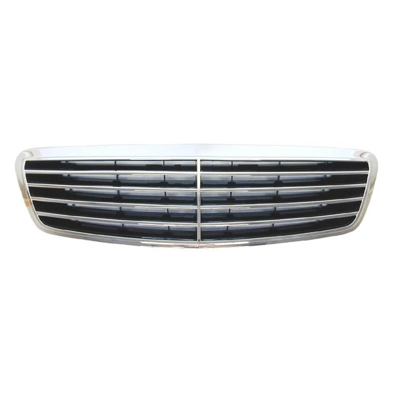 Kompatibel for Benz Auto Mittleren Gitter Basis Kühlergrill Mesh W220 S320 S400 S280 S430 S55 A2208800383 9040 Auto Teile von XXDRKEGS