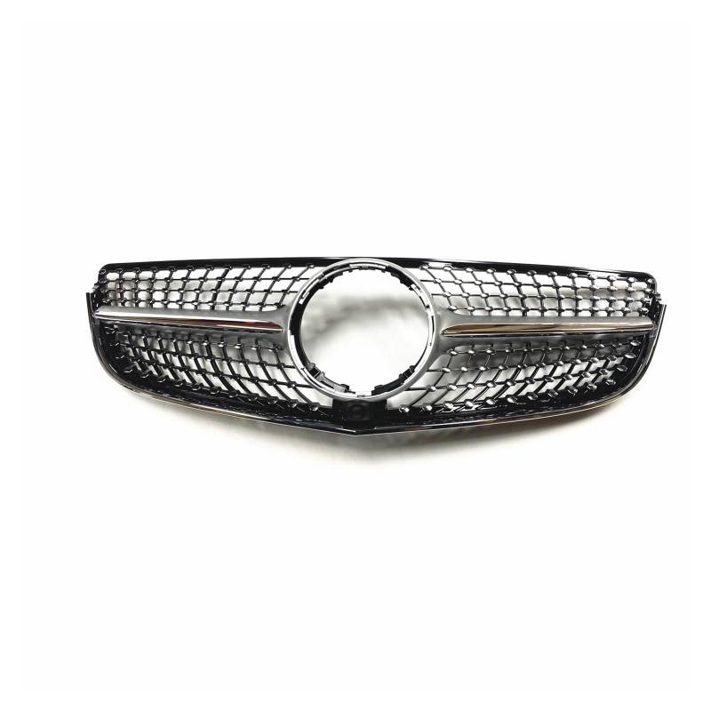 Kompatibel for Benz E-Klasse Coupe W207 C207 A207 2-Türer 2014–2017 E200 E250 E400 E500 Frontgrill Grill Obere Stoßstangenhaube Mesh(Silver) von XXDRKEGS