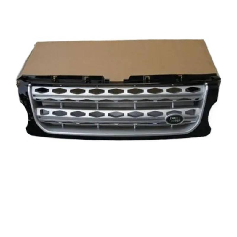 Kompatibel for Land Rover Discovery LR3 2005–2009, silber + schwarz, Frontgrill ersetzen Zierleiste(Style A) von XXDRKEGS