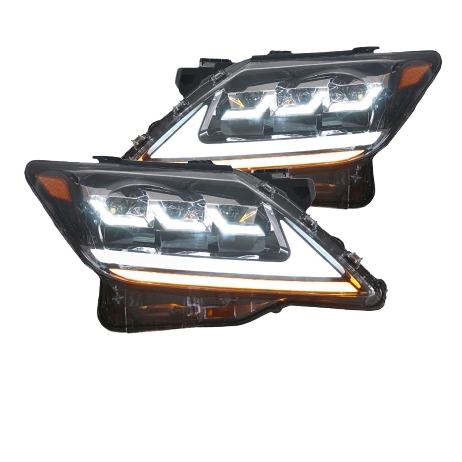 Kopf Lampe Kompatibel for Lexus LX570 Scheinwerfer 2008-2015 LX570 Scheinwerfer DRL Projektor Objektiv Abblendlicht Auto Zubehör von XXDRKEGS