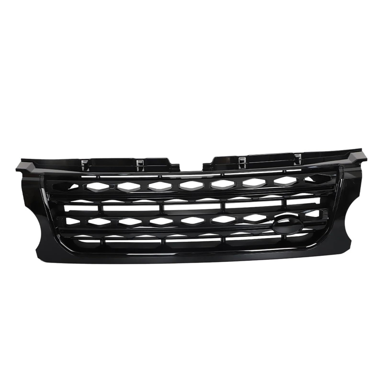 Kühlergrill kompatibel for Land Rover Discovery 4 LR4 2014–2016 L319, vordere Stoßstange, Mittelverkleidung, Styling, obere Renngitter, Schutz, Autozubehör(All Black) von XXDRKEGS