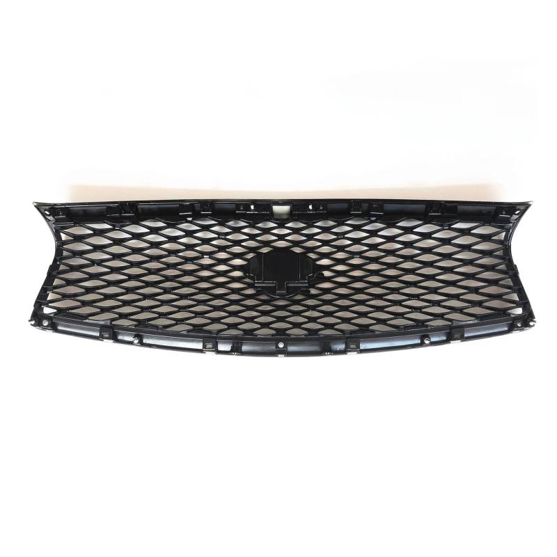 Racing Grill kompatibel for Infiniti Q50 Q50S 2014–2017, alle Modelle, glänzend schwarz, Frontgrill, Ersatz, Auto-Oberstoßstange, Haube, Netzgitter-Set von XXDRKEGS