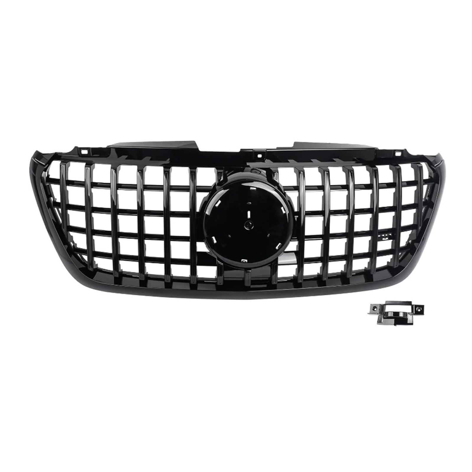 W907 Kühlergrill ACC Elektrisches Modell Grill Frontstoßstange Haubengitter Kompatibel for Mercedes Sprinter 2018+ W907(Normal Black) von XXDRKEGS