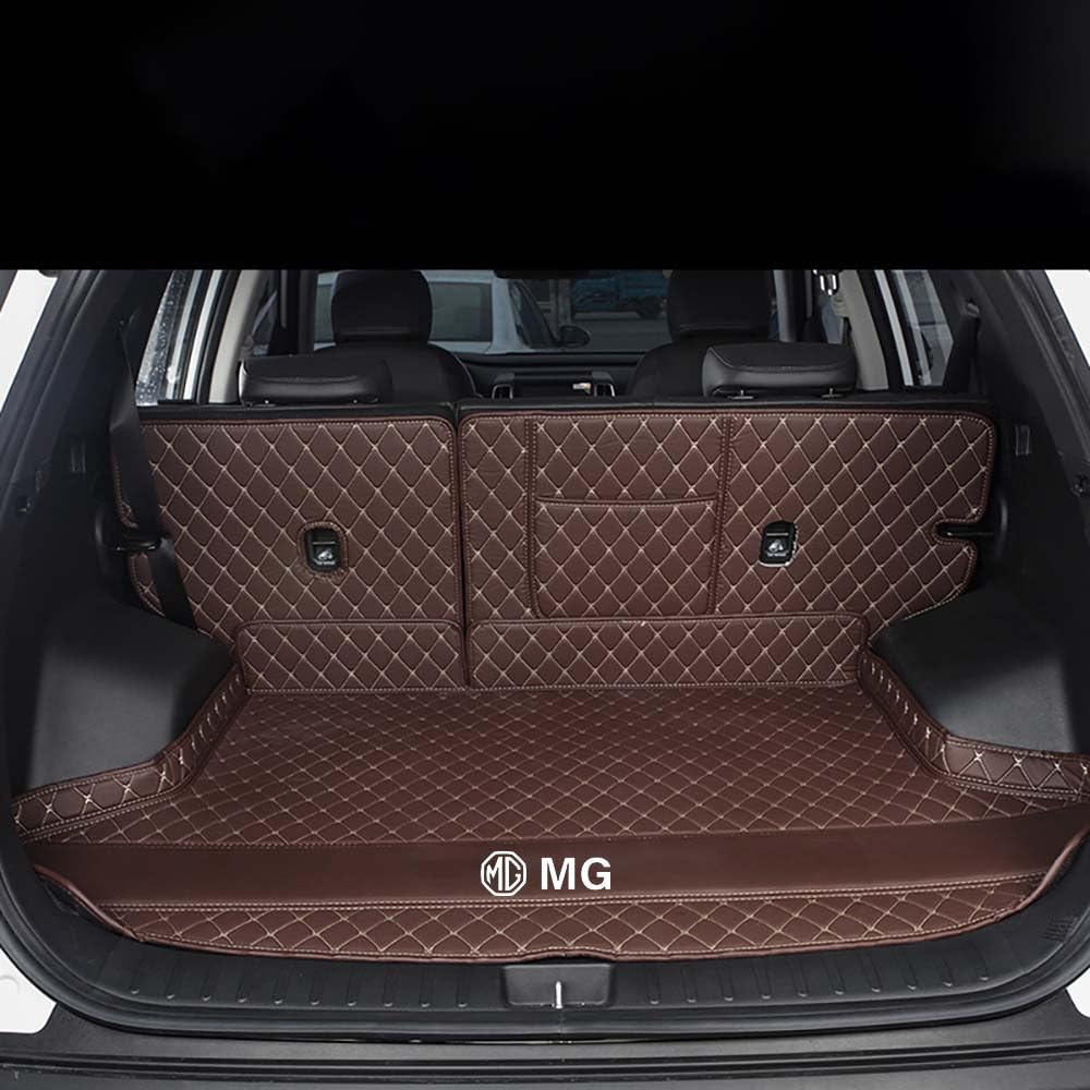 Auto All Inclusive Kofferraummatten, Für MG 5 2011-2017 Hatchback, Allwetter Kofferraumwanne Cargo Teppich Kratzfeste KofferraumSchutzmatte,C von XXMMHTFD