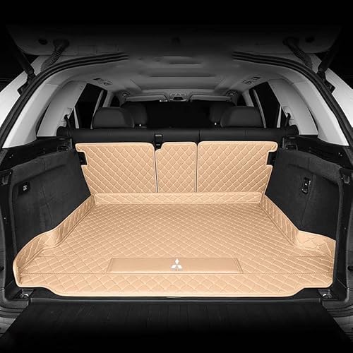 Auto All Inclusive Kofferraummatten, Für Mitsubishi Outlander (5 Seats) 2019- (Low Configuration), Allwetter Kofferraumwanne Cargo Teppich Kratzfeste KofferraumSchutzmatte,B von XXMMHTFD