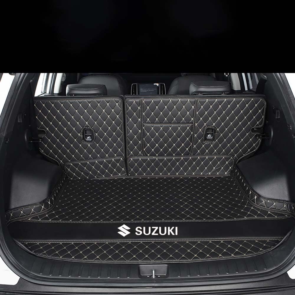 Auto All Inclusive Kofferraummatten, Für Suzuki Swift 2013-2018, Allwetter Kofferraumwanne Cargo Teppich Kratzfeste KofferraumSchutzmatte,B von XXMMHTFD
