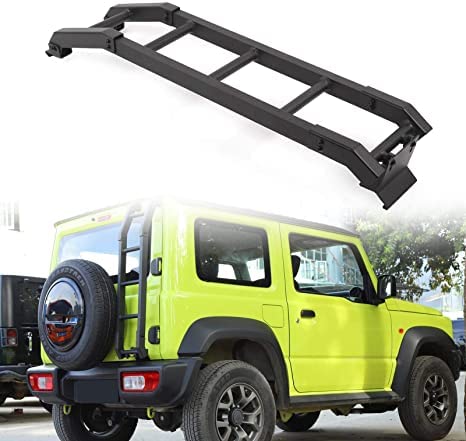 XXZQL Neue Aluminium-Auto-HecktüR-Leiter, Die für Suzuki Jimny 2019 Klettert von XXZQL