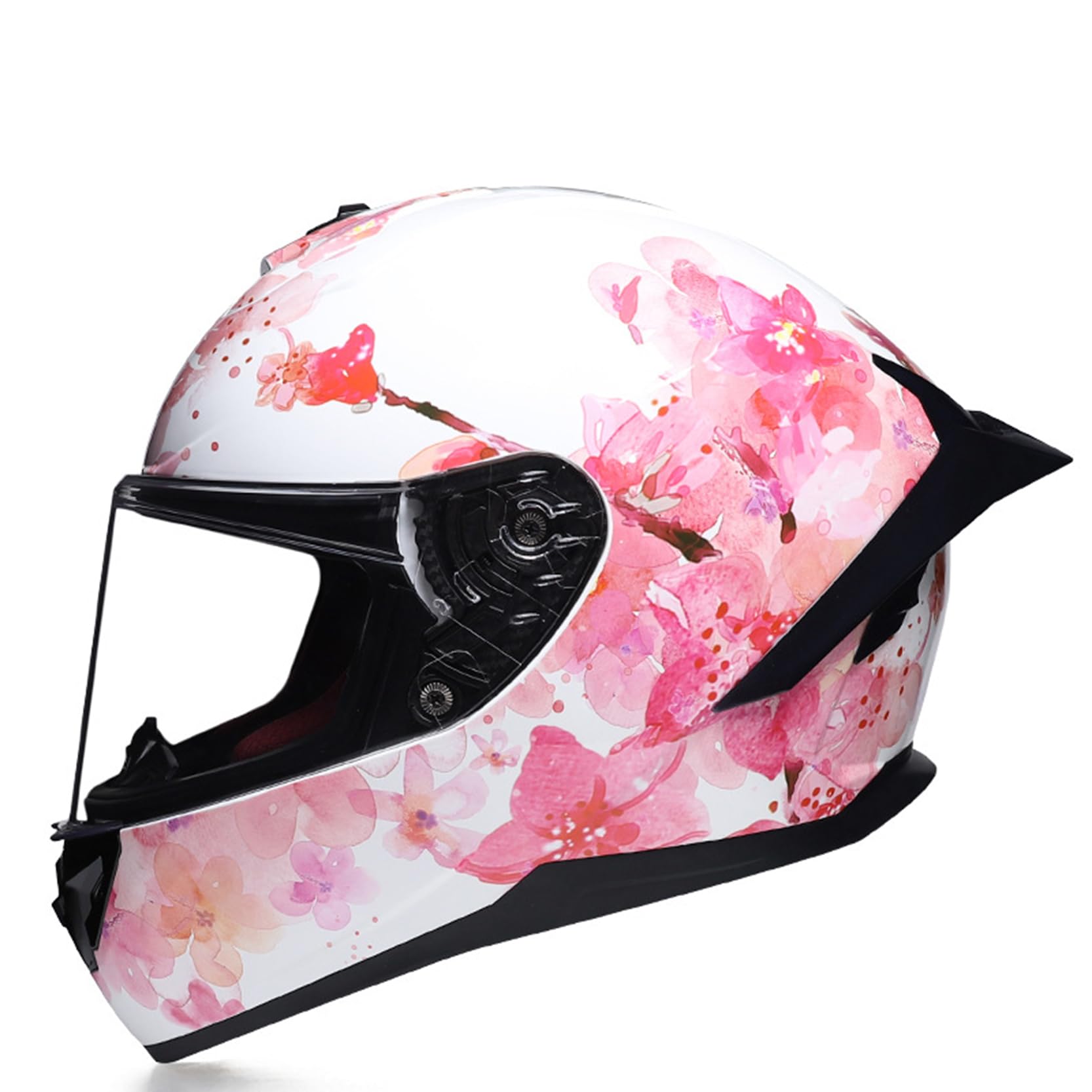 Motorradhelm Integrierter,modularer, aufklappbarer Motorradhelm, ECE/DOT-geprüft,belüftet und atmungsaktiv, Baumwollnetzfutter, längeres Heck,Integralhelm für Männer und Damen,K-M(54~55cm) von XYLGJYT