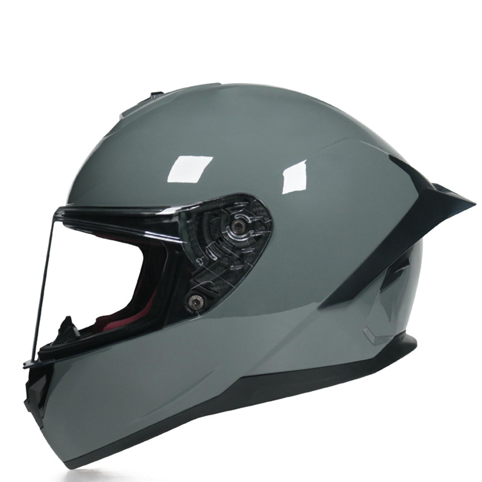 Motorradhelm Integrierter,modularer, aufklappbarer Motorradhelm, ECE/DOT-geprüft,belüftet und atmungsaktiv, Baumwollnetzfutter, längeres Heck,Integralhelm für Männer und Damen,P-M(54~55cm) von XYLGJYT