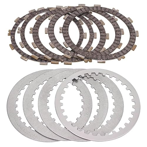 Moto-Kupplungsscheibe für Motorräder Zyklus Teile Kupplung Stahl Reibung Platte Disc Kit Für K&awasaki EX250 ER250 ER300 EX300 Z250 Z300 Für Ninja ER EX Z 250 300 ABS von XYSZQJZYP