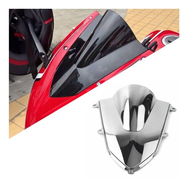 Windschutzscheibe Motorrad Für CBR400R CBR500R 2019 2020 2021 2022 2023 Motorrad Sport Windschutzscheibe Wind Bildschirm Grau von XYSZQJZYP