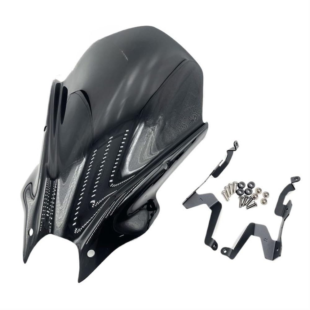 Windschutzscheibe Motorrad Für Y&AMAHA FZ09 MT09 2021 2022 Motorrad Windschutzscheibe Windschutz Aluminium Kit Deflektor Verkleidung Abdeckung von XYSZQJZYP