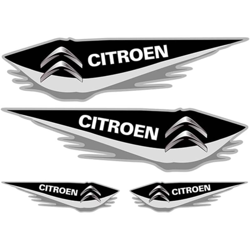 Auto Emblem Aufkleber, Für Citroen, Motorhaube Kofferraum Logo Heckklappen Buchstaben Selbstklebende Ersatz Dekoration von XYTUAT