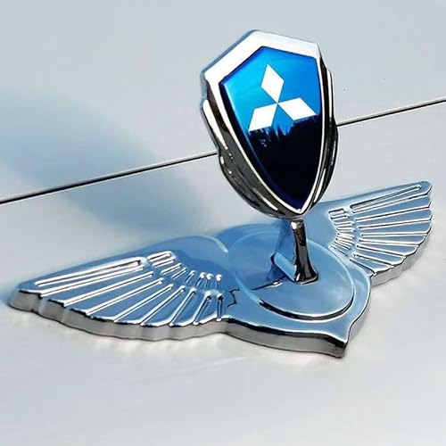 Auto Emblem Aufkleber, Für Mitsubishi Eclipse/Eclipse Cross /L200 /Outlander/Pajero, Motorhaube Kofferraum Logo Heckklappen Buchstaben Selbstklebende Ersatz Dekoration,A von XYTUAT