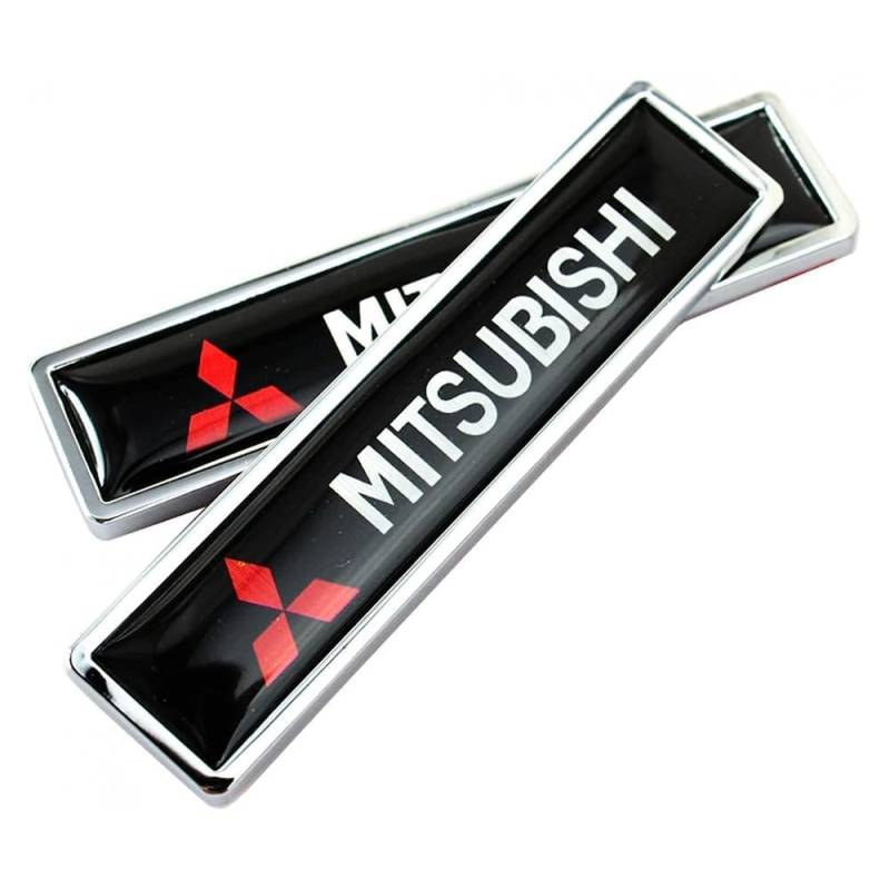 Auto Emblem Aufkleber, Für Mitsubishi e-Evolution Eclipse Cross eK eK X Emeraude Endeavor, Motorhaube Kofferraum Logo Heckklappen Buchstaben Selbstklebende Ersatz Dekoration,B von XYTUAT