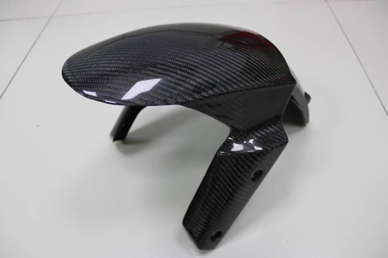 XYTlabs Motorrad-Frontschutzblech aus Kohlefaser für ZX6R ZX-6R 636 2009 2010 2011 2012 09 10 11 12 (Kohlefaser) von XYTlabs