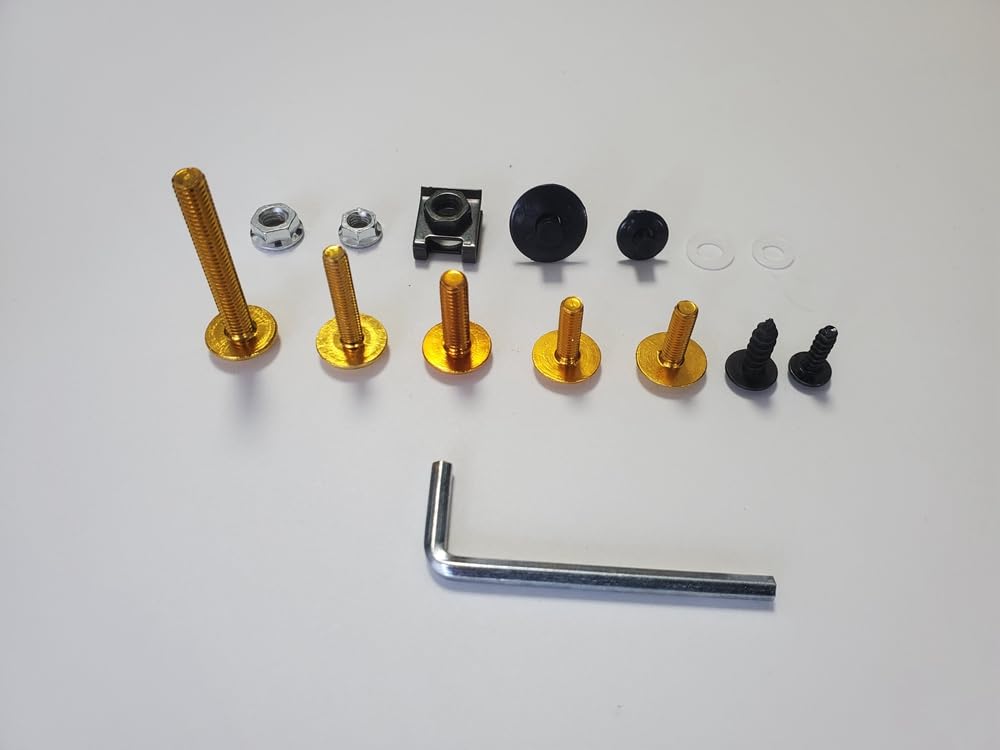 XYTlabs Motorradverkleidungsschrauben-Set, Befestigungsclips, Schraube für YZF600 R6 2003 2004 YZF 600 R6 03 04 YZF-600 von XYTlabs