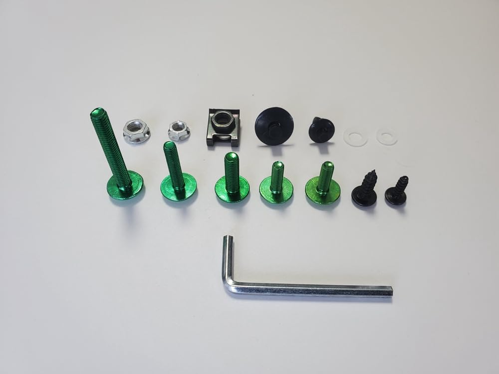 XYTlabs Motorradverkleidungsschrauben-Set, Befestigungsclips, Schraube für ZX-10R 2011 2012 2013 2014 2015 ZX10R von XYTlabs