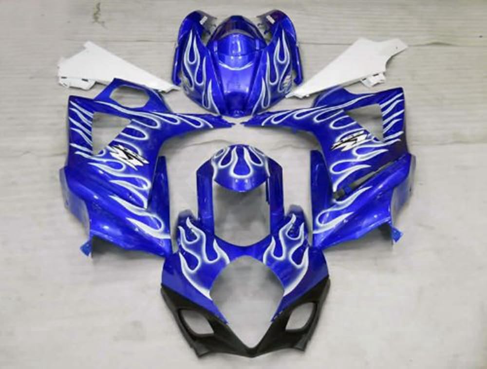 XYTlabs Spritzguss-Kunststoff-Verkleidungsset für 07 08 GSXR1000 K7 2007 2008 GSXR 1000 GSX R1000 K7 blaue Verkleidungs-Set 057DI von XYTlabs