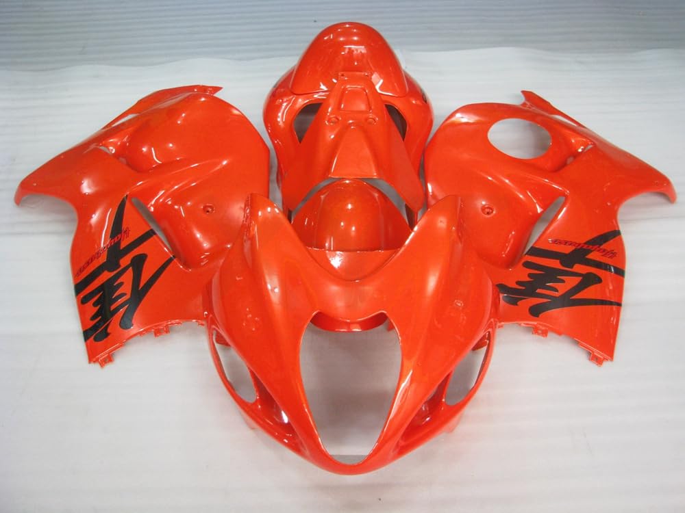 XYTlabs Spritzguss-Kunststoff-Verkleidungsset für 97–07 GSXR1300 GSX-R 1300 1997–2007 GSXR 1300 orangefarbene Verkleidungs-Set 030RQ von XYTlabs