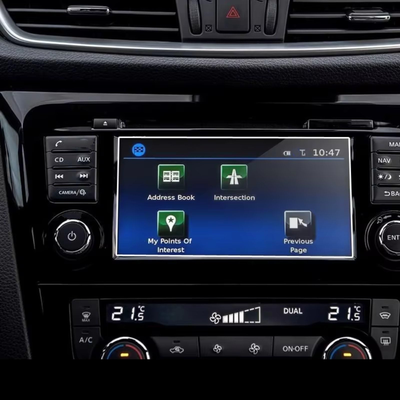 Auto Navi Folie Zubehör Kompatibel Mit Nissan Für Qashqai Für Xtrail 2016 2017 2018 155 X 81 Mm Auto-Infotainment GPS-Navigation Gehärtetes Glas Displayschutzfolie von XYUOIS