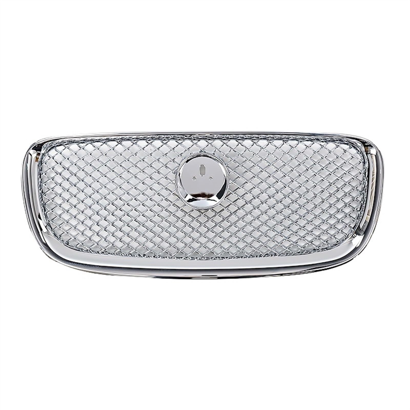 Front Kühlergrille Kompatibel Mit Jaguar Für XF 2013 2014 2015 Auto Frontstoßstange Oberer Zentralstrahlergrill Ersatz OEM: C2Z13175 C2Z13199 C2Z20498(Plating Silver) von XYUOIS