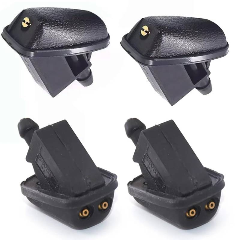 XYUOIS Auto-Frontscheibenwaschdüsen Kompatibel Mit Ford Für Focus Für MK2 MK3 2005-2012 Für Fiesta 2001-2008 Auto-Frontscheibenwaschdüsen Scheibenwischersprüher(1Hole) von XYUOIS