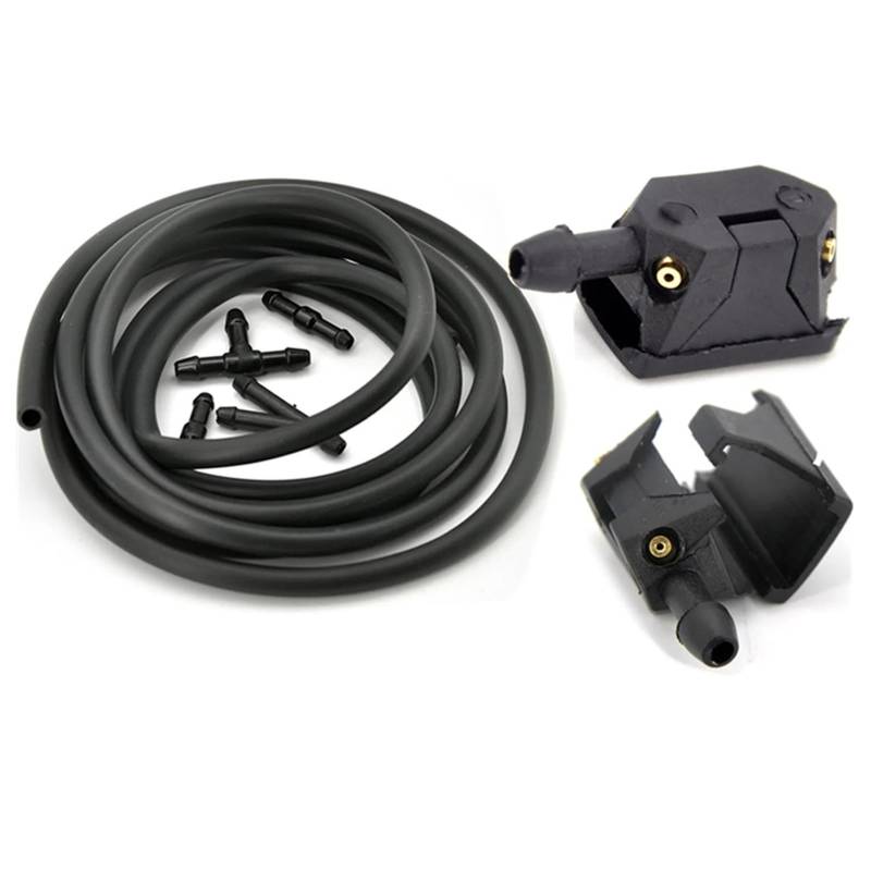 XYUOIS Auto-Frontscheibenwaschdüsen Kompatibel Mit GAZ Für Gazelle Für Next 2013–2022, Auto-Scheibenwascher, Wischer, Wassersprühdüsen, Düsen, Waschspray, Sprühset(Nozzle and 2m Hose) von XYUOIS