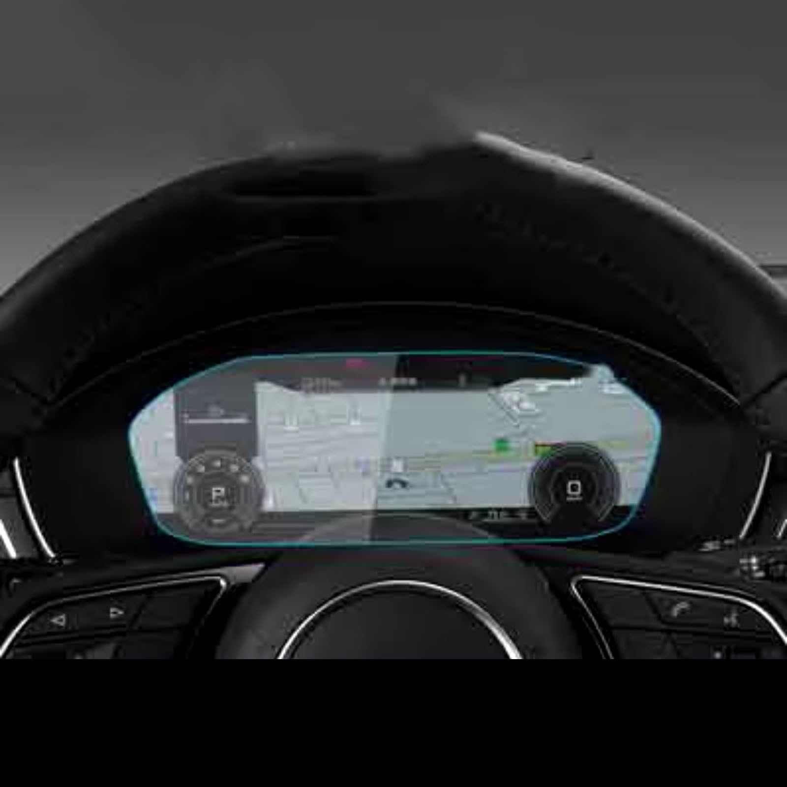 XYUOIS Auto Navi Folie Zubehör Kompatibel Mit A4 A5 S5 2020 2021, Auto-GPS-Navigationsbildschirm, Gehärtetes Glas, Schutzfolie, Auto-Innenaufkleber, Kratzfeste Folie(Instrument) von XYUOIS