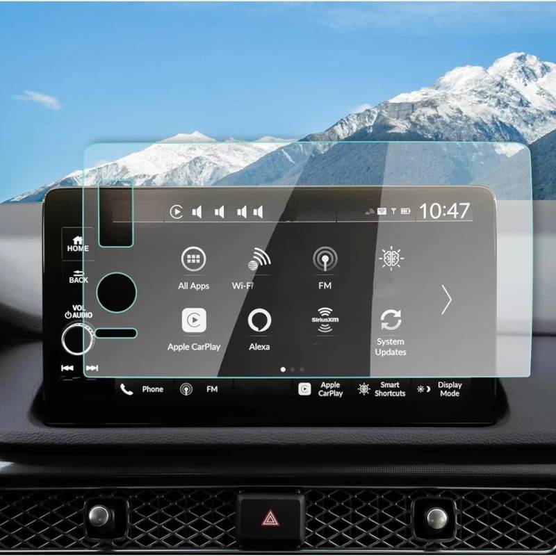 XYUOIS Auto Navi Folie Zubehör Kompatibel Mit Acura Für Integra 2023 2024 Auto 9 Zoll Auto LCD GPS Navigation Gehärtetes Glas Film Displayschutzfolie(9INCH) von XYUOIS