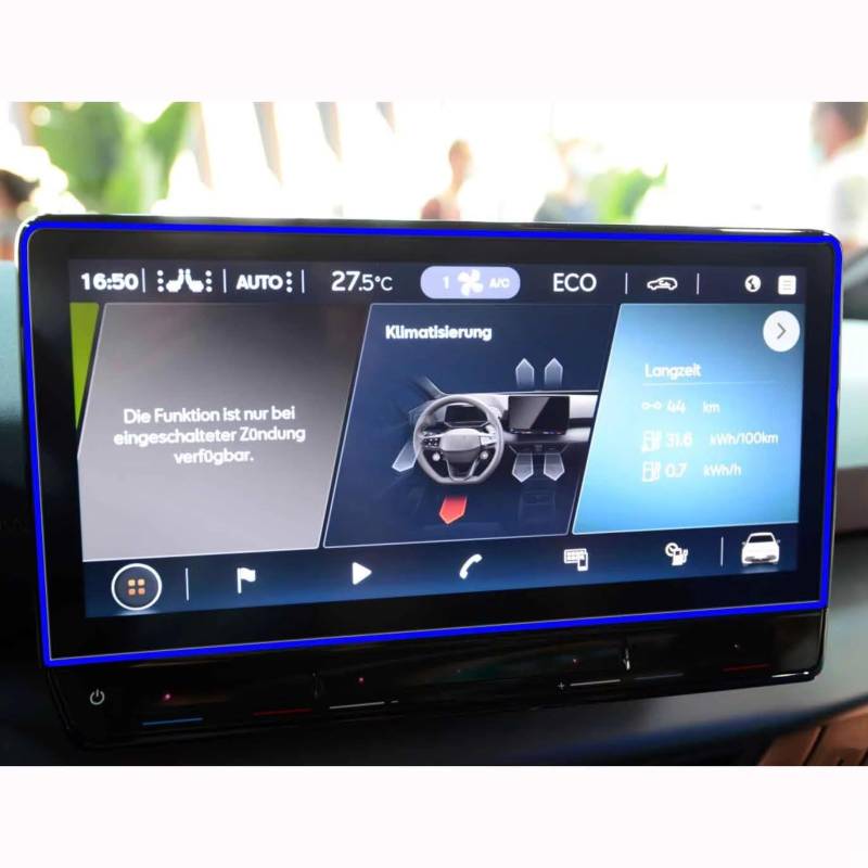 XYUOIS Auto Navi Folie Zubehör Kompatibel Mit C&upra Für Born 2022 2023 Auto 12 Zoll Instrument GPS Navigationsbildschirm PET Schutzfolie(GPS) von XYUOIS