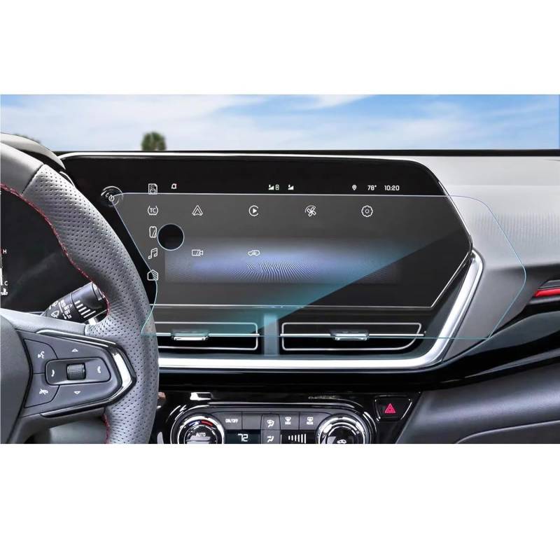 XYUOIS Auto Navi Folie Zubehör Kompatibel Mit Chevrolet Für Trax 2024, Auto, 11 Zoll, GPS-Navigation, Gehärtetes Glas, Displayschutzfolie, Autozubehör von XYUOIS