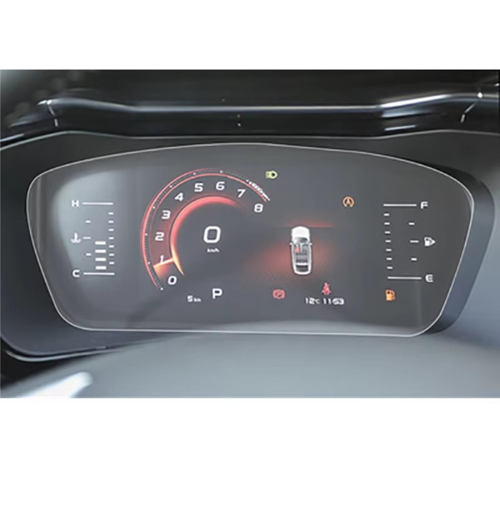 XYUOIS Auto Navi Folie Zubehör Kompatibel Mit Geely Für Tugella Für Xingyue FY11 2019 2020 2021, TPU-Schutzfolie, Auto-GPS-Navigationsfolie, Displayschutzfolie(Model 2) von XYUOIS