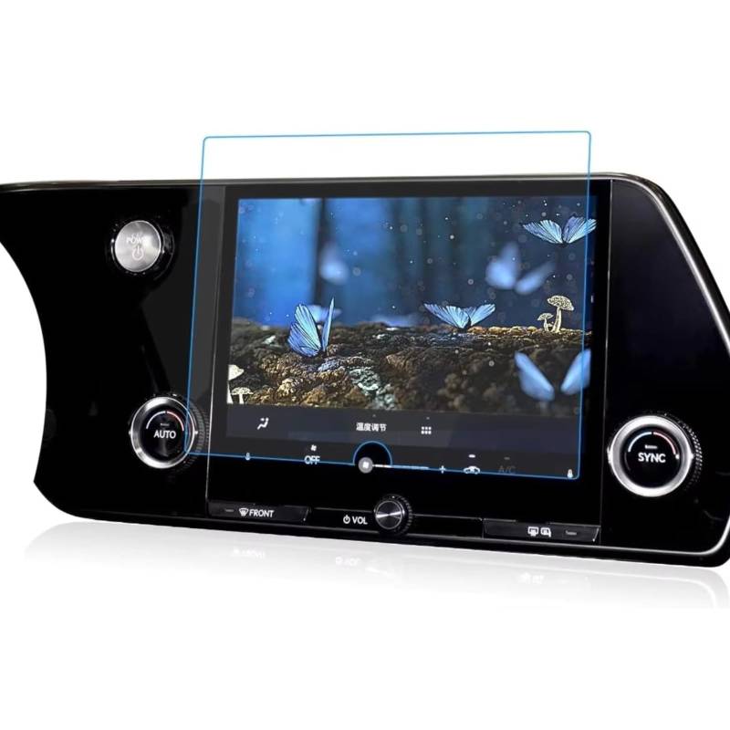 XYUOIS Auto Navi Folie Zubehör Kompatibel Mit Lexus Für NX 250 NX 350 NX 350h NX 450h+ 2022 2023 Autozubehör Navigationsbildschirm Gehärtetes Glas Filmschutz Autoinnenraum(9.8INCH) von XYUOIS