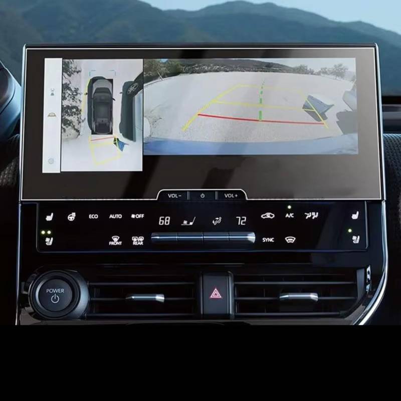 XYUOIS Auto Navi Folie Zubehör Kompatibel Mit Toyota Für BZ4X 2022 2023 Auto 12,3 Zoll Autonavigation Infotainment Center Control Displayschutzfolie Aus Gehärtetem Glas von XYUOIS