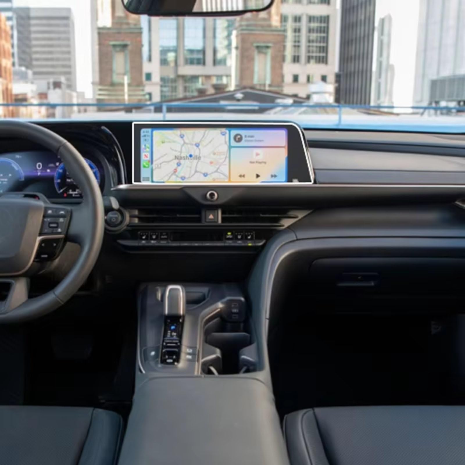 XYUOIS Auto Navi Folie Zubehör Kompatibel Mit Toyota Für Crown 2023 2024, Auto-GPS-Navigationsbildschirm, Gehärteter Glasschutz, Kratzfeste Folie, Innenzubehör von XYUOIS