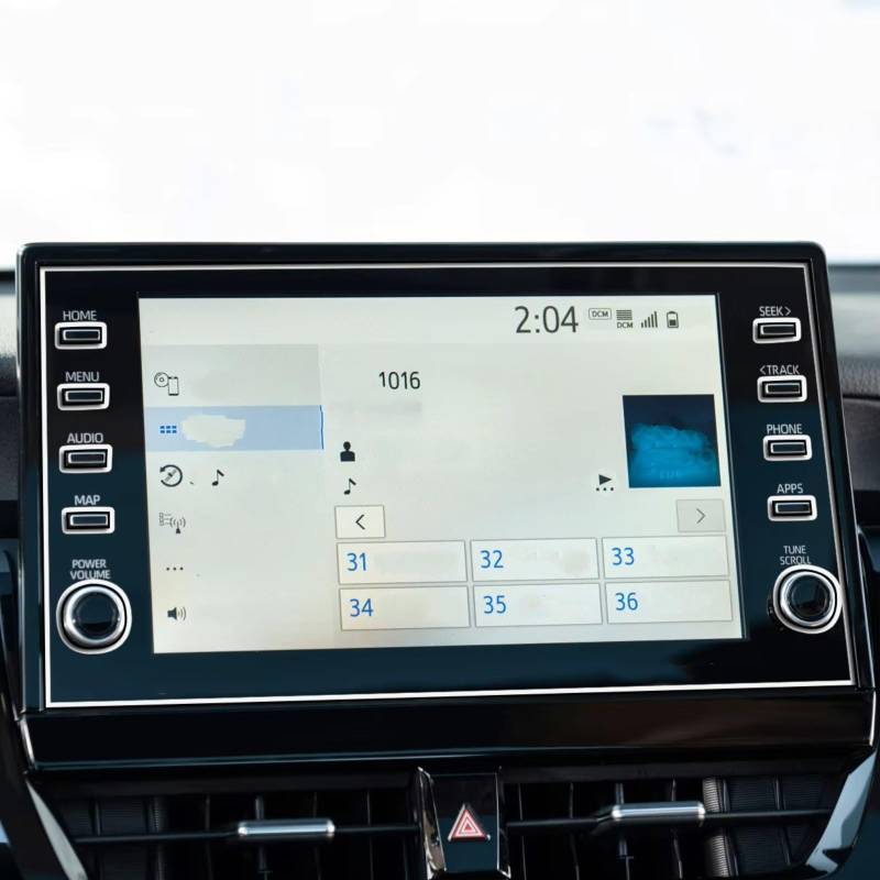 XYUOIS Auto Navi Folie Zubehör Kompatibel Mit Toyota Für RAV4 XSE 2021 2022, Auto-Infotainment-Navigationsdisplay, Gehärtetes Glas von XYUOIS