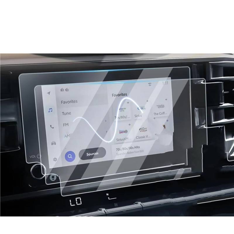 XYUOIS Auto Navi Folie Zubehör Kompatibel Mit Toyota Für Tundra 2022 2023 2024 Autozubehör 8 Zoll GPS-Navigation Gehärtetes Glas Displayschutzfolie von XYUOIS