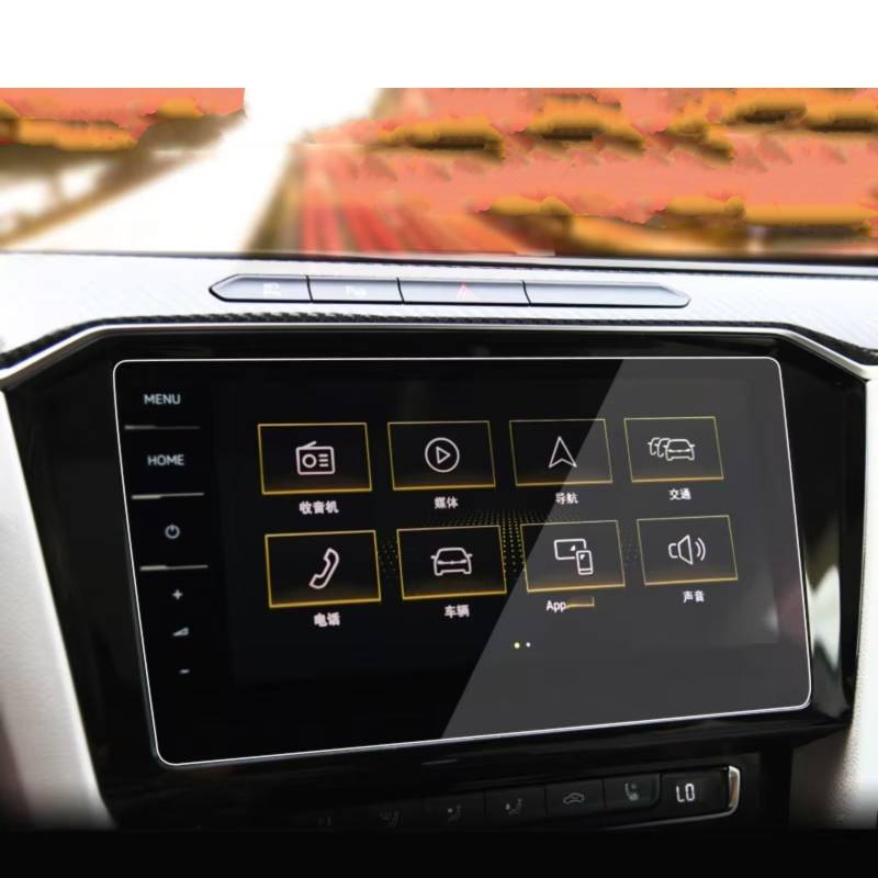 XYUOIS Auto Navi Folie Zubehör Kompatibel Mit VW Für Arteon 2 Discover Pro 2018 2019 2020, Auto-GPS-Navigationsbildschirm, Gehärtetes Glas, Schutzfolie, 9,2 Zoll Auto-Displayschutz(GPS) von XYUOIS